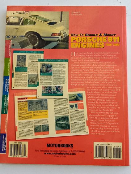 หนังสือ Motorbooks Workshop How To Rebuild and Modify Porsches 911 Engines 1965 - 1989 รูปที่ 2
