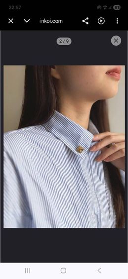 pin ติดเสื้อหรือเนคไท Christian Dior รูปที่ 6