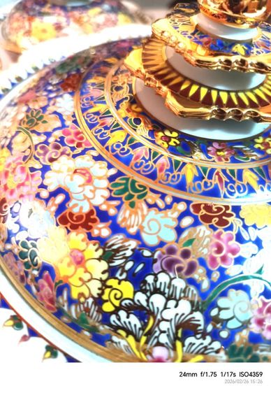 ✅✅  ขายชามชุดเบญจรงค์​ เซ็ต​ 8​ ลูก​ ✅✅   🌺 ราคา​ 4,900​ บาท​ 🌺 ค่าส่ง​ 100​ บาท รูปที่ 5