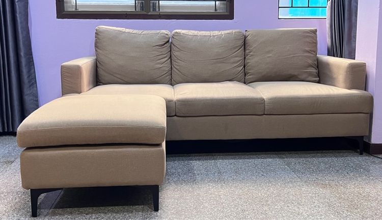 โซฟาแบรนด์Koncept โคงเหล็ก ถอดซักได้ สภาพมหม่ มีตำหนินิดเดียวตามรูป ไม่มีผลต่อการใช้งาน  รูปที่ 4