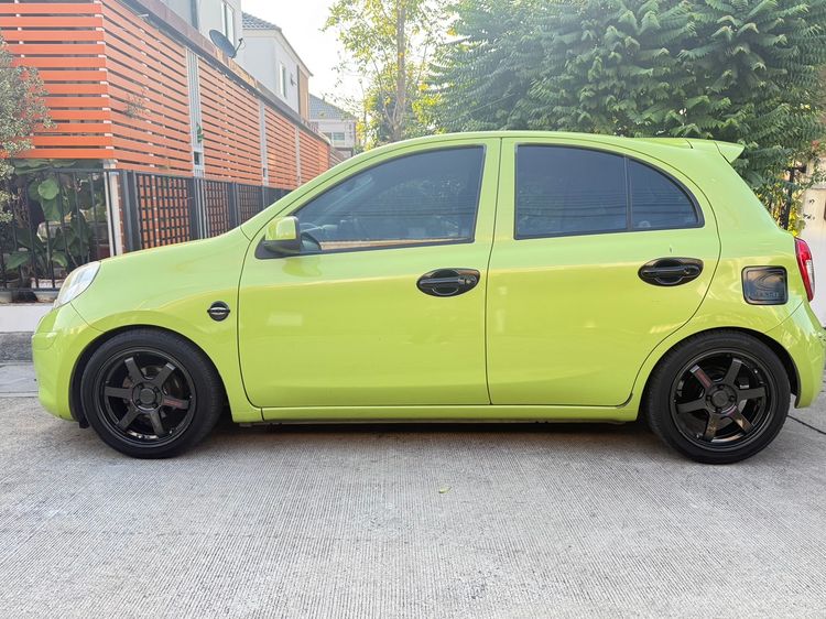 Nissan March 2012 1.2 E Sedan เบนซิน ไม่ติดแก๊ส เกียร์อัตโนมัติ เขียว รูปที่ 2