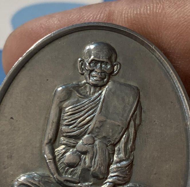 หลวงปู่บุญ ปี39 เนื้อกะไหล่เงิน รูปที่ 7