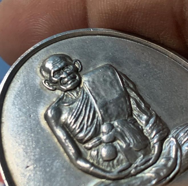 หลวงปู่บุญ ปี39 เนื้อกะไหล่เงิน รูปที่ 10