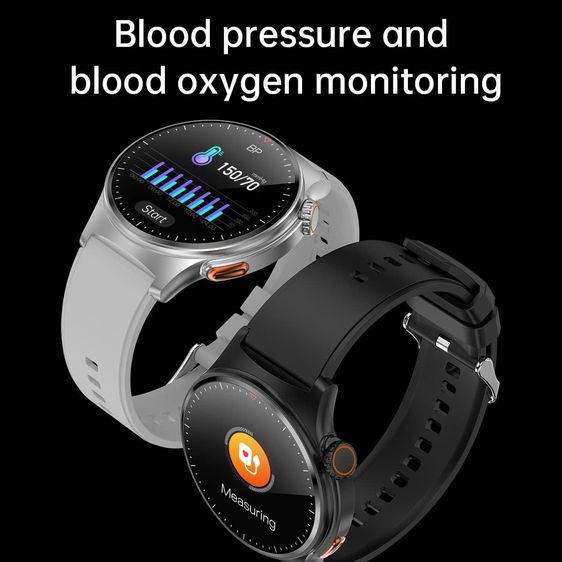 Smart Watch รุ่น QW49 จอสัมผัส กันน้ำ แบตอึด แถมสายยางฟรี รูปที่ 4