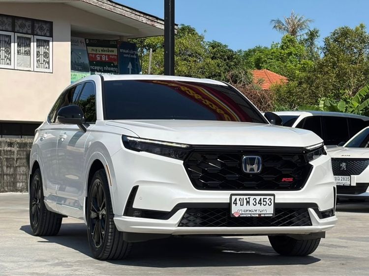 รถ Honda CR-V 2.0 eHEV RS 4WD สี ขาว