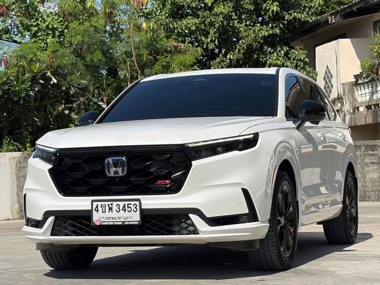 Honda CR-V 2023 2.0 eHEV RS 4WD Utility-car ไฮบริด ไม่ติดแก๊ส เกียร์อัตโนมัติ ขาว รูปที่ 3