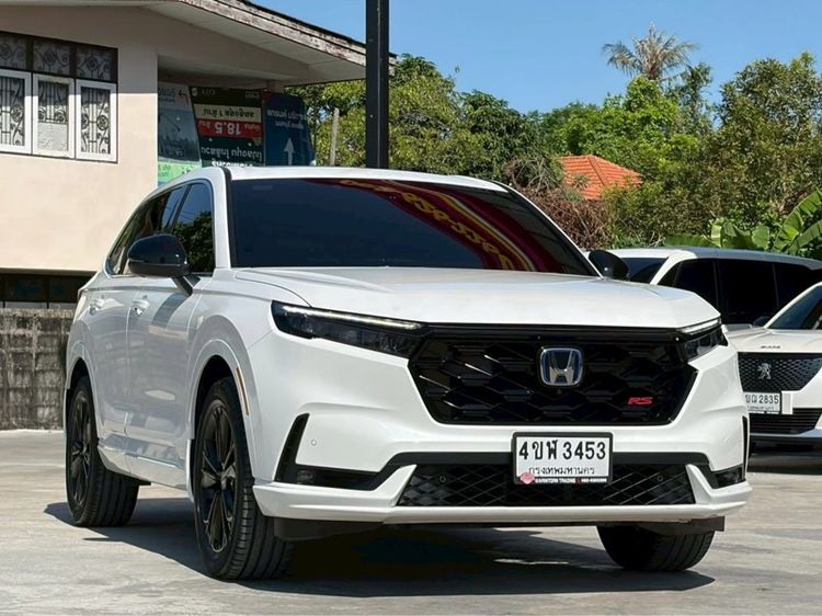 Honda CR-V 2023 2.0 eHEV RS 4WD Utility-car ไฮบริด ไม่ติดแก๊ส เกียร์อัตโนมัติ ขาว รูปที่ 3