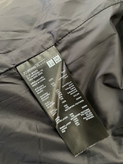 เสื้อกันหนาวDown jacket Uniqlo ของแท้. รูปที่ 7