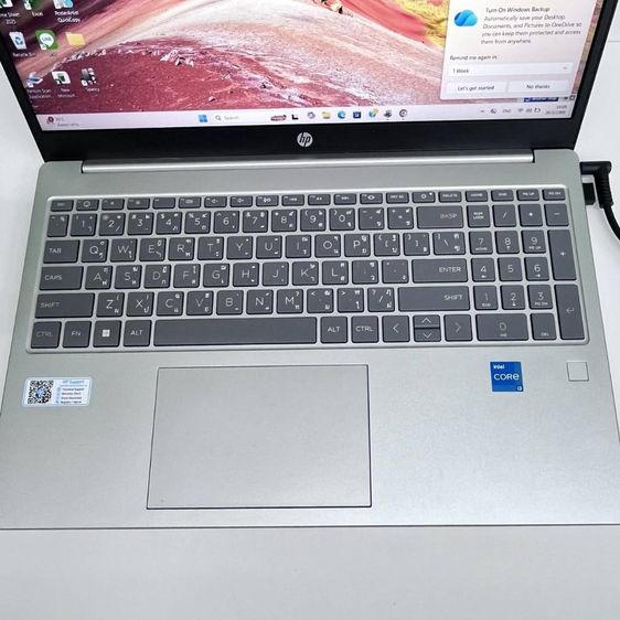 HP Laptop 15-fd0493TU Intel Core i3-1315U RAM 16GB SSD 512GB จอ 15.6” FHD พร้อมใช้งาน รูปที่ 3