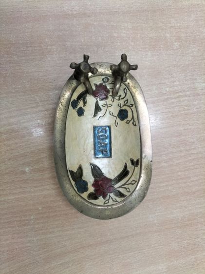 ที่ใส่สบู่ชนิดเป็นทองเหลืองงานนอก รูปที่ 3