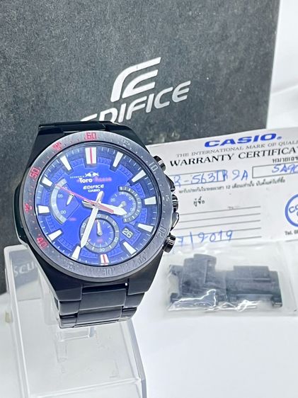 Casio Edifice Toro Rosso Limited Edition EFR-563TR โครโนกราฟ สายสแตนเลสดํา รุ่นพิเศษ F1 รูปที่ 5