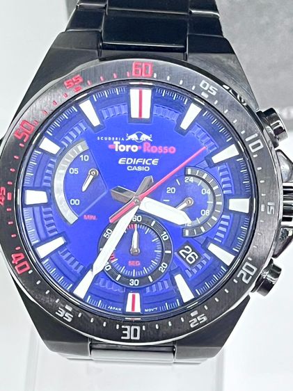 Casio Edifice Toro Rosso Limited Edition EFR-563TR โครโนกราฟ สายสแตนเลสดํา รุ่นพิเศษ F1 รูปที่ 4