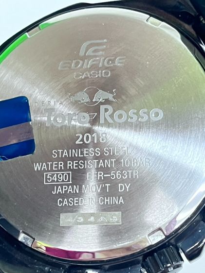 Casio Edifice Toro Rosso Limited Edition EFR-563TR โครโนกราฟ สายสแตนเลสดํา รุ่นพิเศษ F1 รูปที่ 7