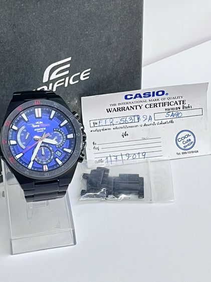 Casio Edifice Toro Rosso Limited Edition EFR-563TR โครโนกราฟ สายสแตนเลสดํา รุ่นพิเศษ F1 รูปที่ 3