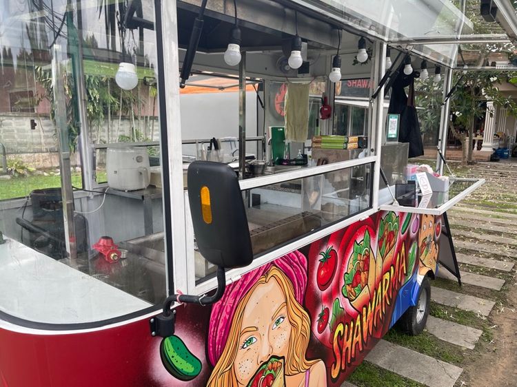 Electric Food Truck Commercial Kitchen Fully Equipped รูปที่ 3