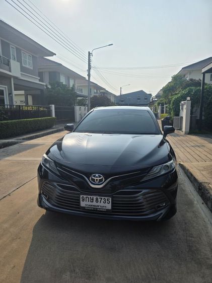 Toyota Camry 2020 2.5 Hybrid Sedan ไฮบริด ไม่ติดแก๊ส เกียร์อัตโนมัติ ดำ รูปที่ 2