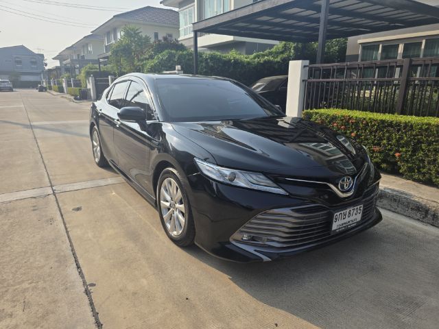 Toyota Camry 2020 2.5 Hybrid Sedan ไฮบริด ไม่ติดแก๊ส เกียร์อัตโนมัติ ดำ รูปที่ 4