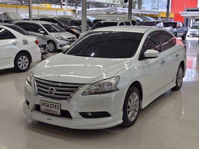Nissan Sylphy 2014 1.6 V Sedan เบนซิน LPG เกียร์อัตโนมัติ ขาว รูปที่ 3
