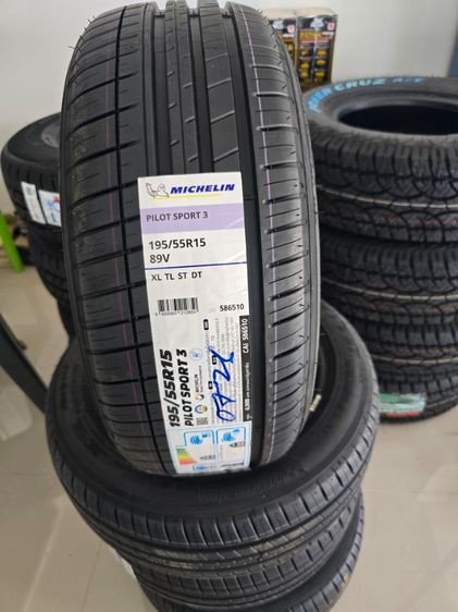 195-55R15 Michelin Pilot sport 3 ยางใหม่ ปี 26 รูปที่ 2