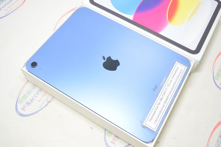 ขาย iPad Gen 10 64GB Wifi Blue ศูนย์ไทย ไม่รีเฟอร์ สุขภาพแบต 94 ครบกล่อง  รูปที่ 2