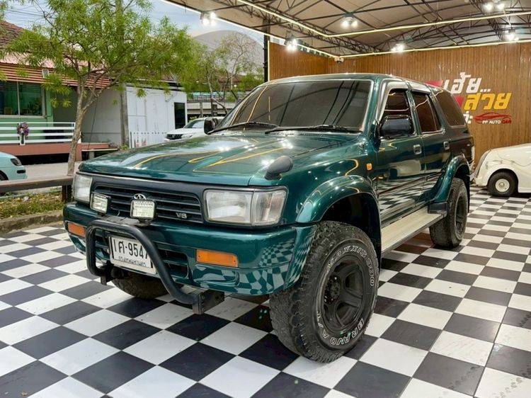 Toyota 4Runner 1995 3.0 Utility-car เบนซิน LPG เกียร์อัตโนมัติ เขียว รูปที่ 3