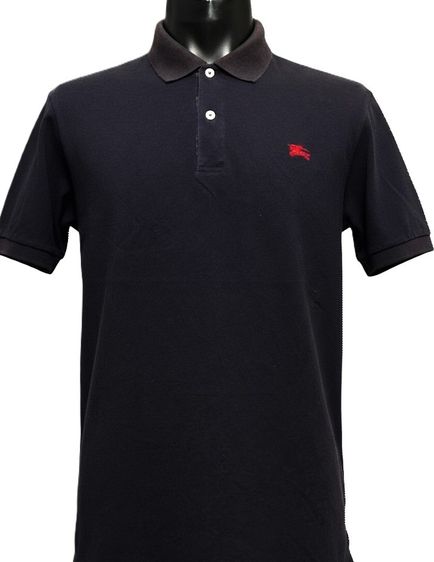 BURBERRY of LONDON, short-sleeved pique fabric polo shirt