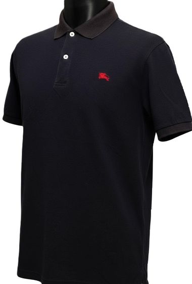 BURBERRY of LONDON, short-sleeved pique fabric polo shirt รูปที่ 7