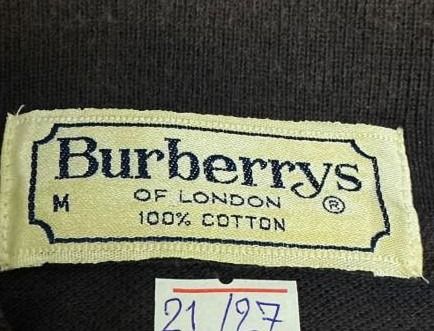BURBERRY of LONDON, short-sleeved pique fabric polo shirt รูปที่ 3