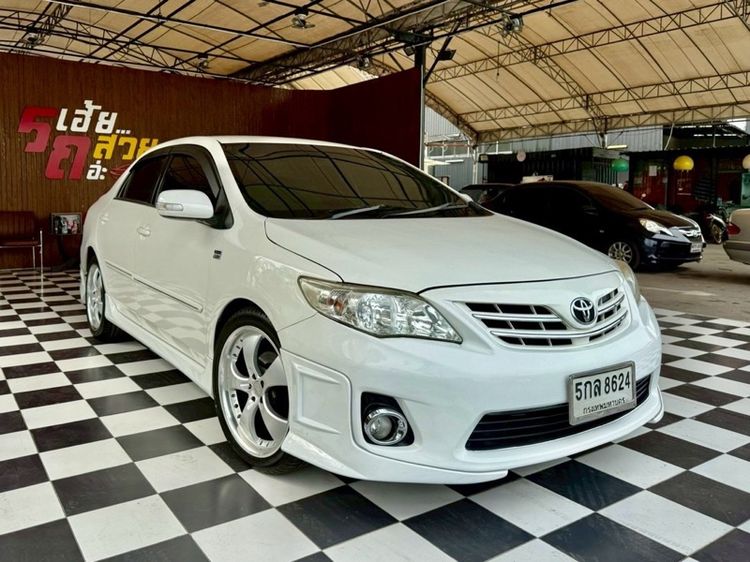 Toyota Corolla 2011 1.6 Sedan เบนซิน ไม่ติดแก๊ส เกียร์อัตโนมัติ ขาว รูปที่ 3