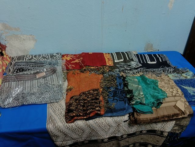 เสื้อลายลูกไม้กับผ้าพันคอขนาน67-170ซม. รูปที่ 10