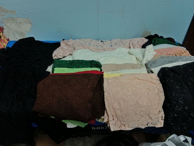 เสื้อลายลูกไม้กับผ้าพันคอขนาน67-170ซม. รูปที่ 3