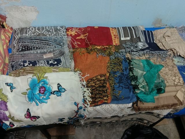 เสื้อลายลูกไม้กับผ้าพันคอขนาน67-170ซม. รูปที่ 7