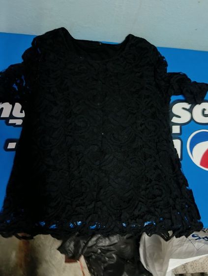 เสื้อลายลูกไม้กับผ้าพันคอขนาน67-170ซม. รูปที่ 5