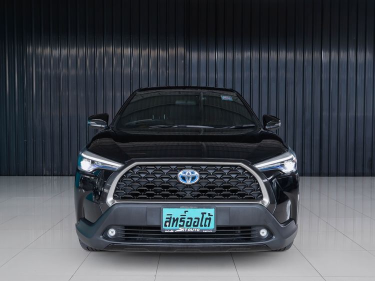 Toyota Corolla Cross 2021 1.8 Hybrid Premium Utility-car ไฮบริด ไม่ติดแก๊ส เกียร์อัตโนมัติ ดำ รูปที่ 2