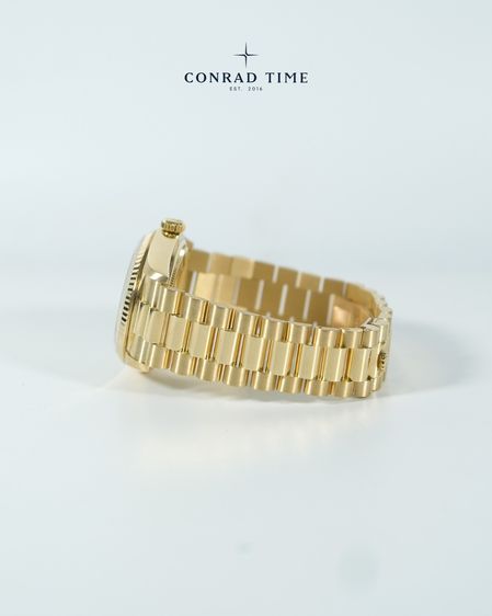 Rolex Day-Date 18038 Champagne Dial Yellow Gold President 36mm. 99 รูปที่ 15