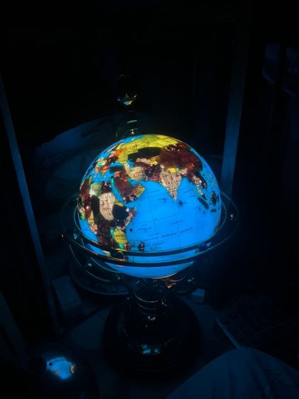 ลูกโลกโคมไฟหมุนได้เก่า รูปที่ 5