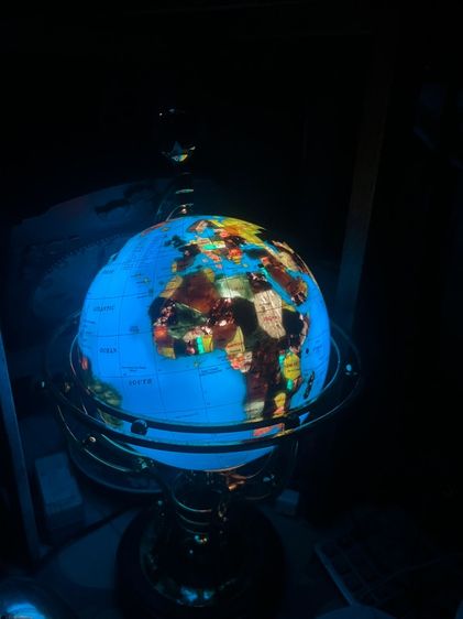 ลูกโลกโคมไฟหมุนได้เก่า รูปที่ 6