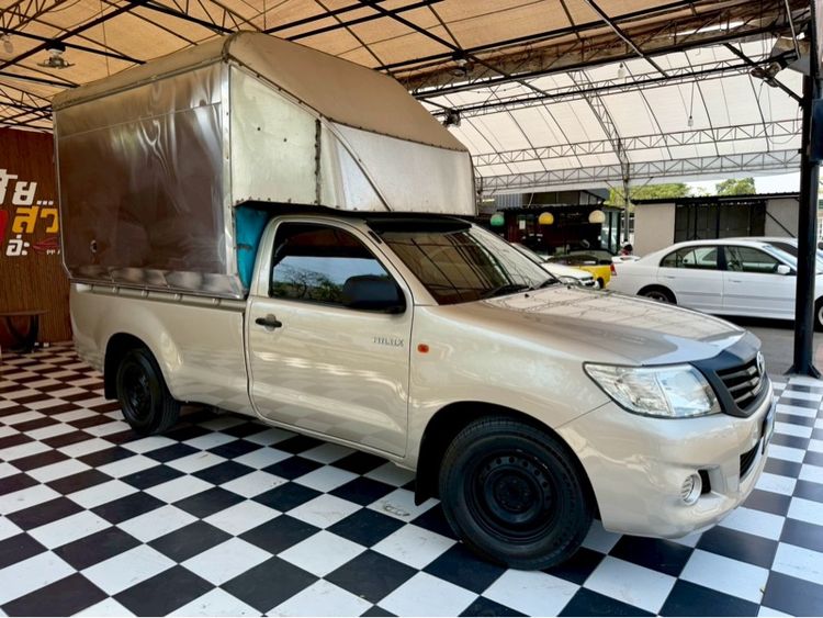 รถ Toyota Hilux Vigo Champ 2.7 J Single Cab สี บรอนซ์ทอง