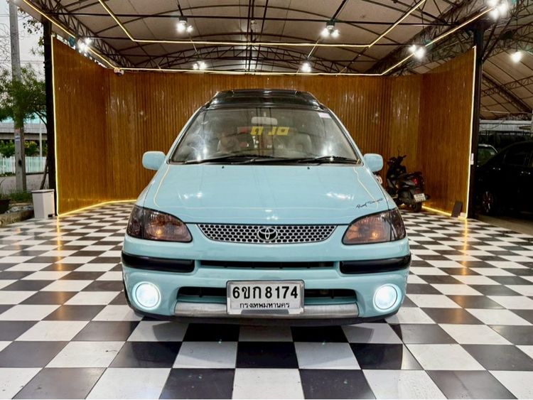 Toyota Spacio 1997 รุ่นย่อยอื่นๆ Sedan เบนซิน ไม่ติดแก๊ส เกียร์อัตโนมัติ ฟ้า รูปที่ 3