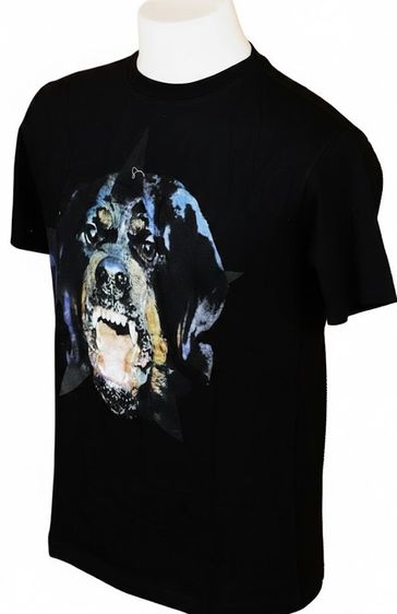 GIVENCHY Rottweiler Printed Cotton T shirt รูปที่ 7