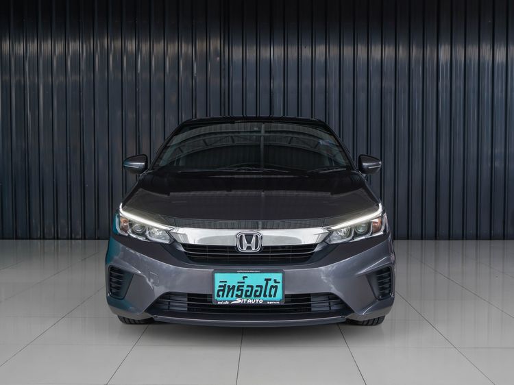 Honda City 2021 1.0 SV Sedan เบนซิน ไม่ติดแก๊ส เกียร์อัตโนมัติ เทา รูปที่ 2