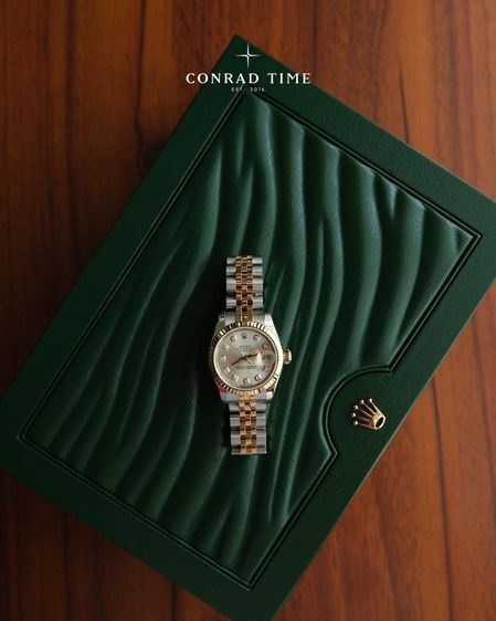 Rolex Datejust 179173 Silver Diamond Dial Two-Tone Jubilee 2013 26mm. Fullset  รูปที่ 2