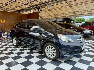  Honda Brio Amaze 1.2 ATปี 2014 สีน้ำเงิน Midnight Blue สีพิเศษจากศูนย์