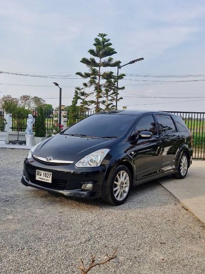 Toyota Wish 2006 2.0 Q เบนซิน ไม่ติดแก๊ส เกียร์อัตโนมัติ ดำ รูปที่ 3
