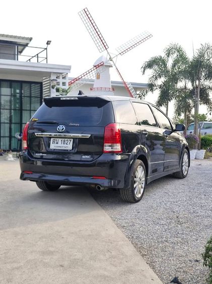 Toyota Wish 2006 2.0 Q เบนซิน ไม่ติดแก๊ส เกียร์อัตโนมัติ ดำ รูปที่ 2
