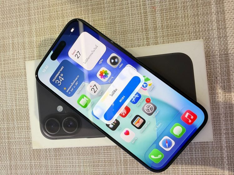 iPhone 16 สีดำ 118 ผ่อนได้ รับเทิร์น รูปที่ 7