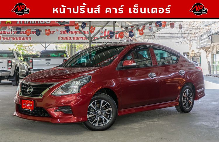 รถ Nissan Almera 1.2 E Sportech สี แดง