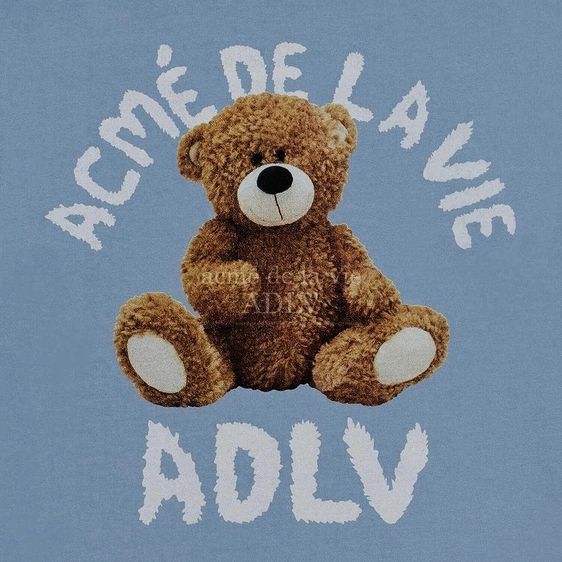 Acme De La Vie  ADLV Teddy (Bear Doll) Oversize Short Sleeve T Shirt Unisex Blue Sky  รูปที่ 6