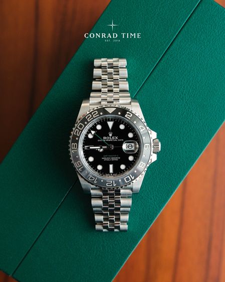 New Rolex GMT-Master II 126710GRNR Bruce Wayne' Black Dial Jubilee 2026 40mm. Fullset  รูปที่ 3