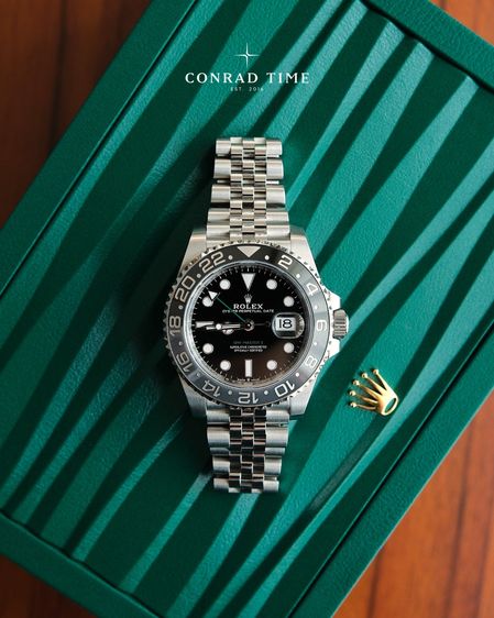 New Rolex GMT-Master II 126710GRNR Bruce Wayne' Black Dial Jubilee 2026 40mm. Fullset  รูปที่ 2